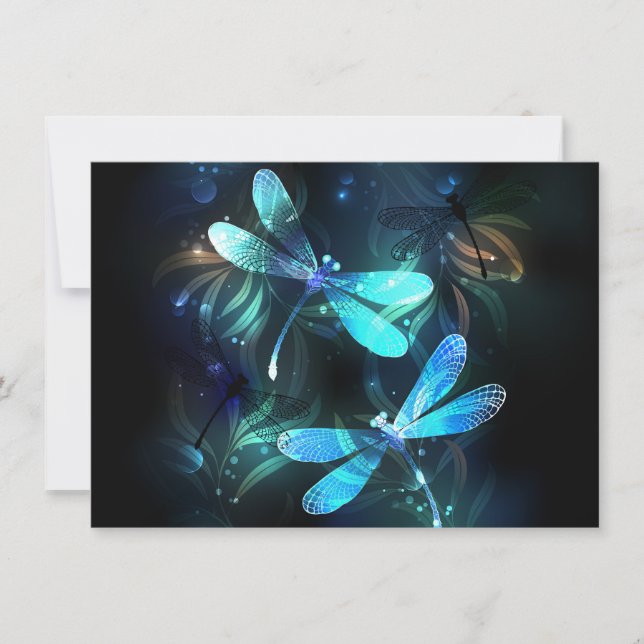 Lake Glows Dragonflies Karte (Vorderseite)