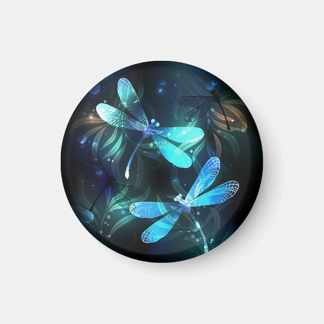 Lake Glows Dragonflies Magnet (Vorne)