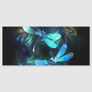 Lake Glows Dragonflies Magnetkarte