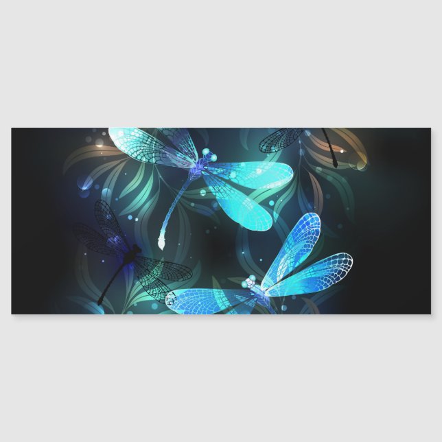 Lake Glows Dragonflies Magnetkarte (Vorderseite)