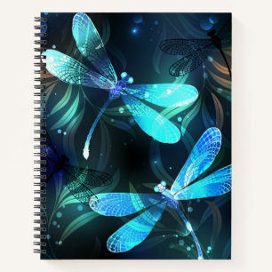 Lake Glows Dragonflies Notizbuch