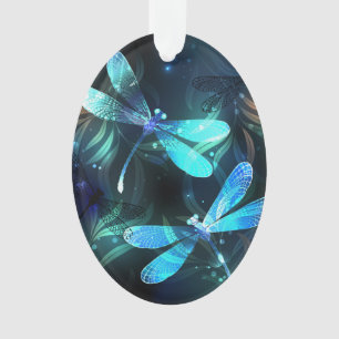 Lake Glows Dragonflies Ornament