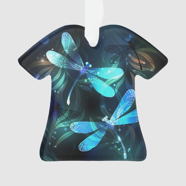 Lake Glows Dragonflies Ornament (Vorderseite)