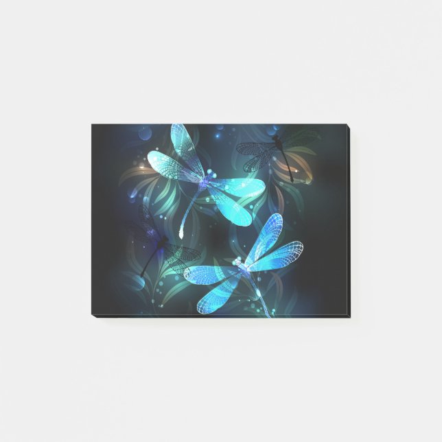 Lake Glows Dragonflies Post-it Klebezettel (Vorderseite)
