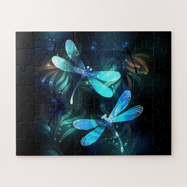 Lake Glows Dragonflies Puzzle (Horizontal)