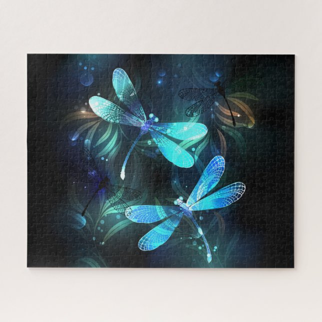 Lake Glows Dragonflies Puzzle (Horizontal)