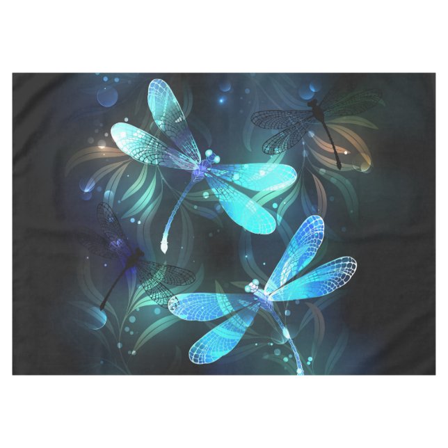 Lake Glows Dragonflies Tischdecke (Vorderseite (Horizontal))