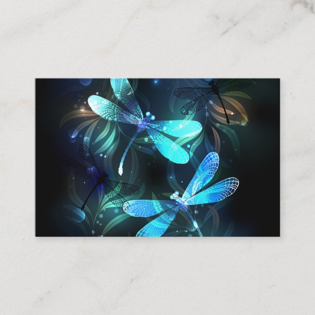 Lake Glows Dragonflies Treuekarte (Vorderseite)