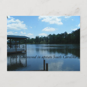 Lake Greenwood3, Lake Greenwood in upstate Sout... Postkarte