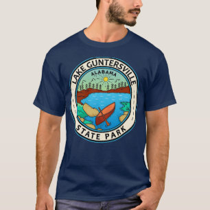 Lake Guntersville Staat Park Alabama Abzeichen TSh T-Shirt