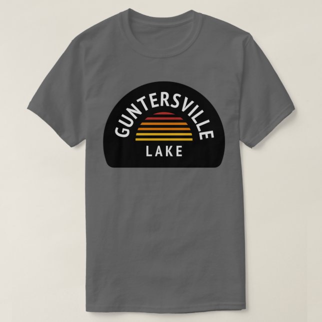 Lake Guntersville Sunset Triblend T-Shirt (Design vorne)