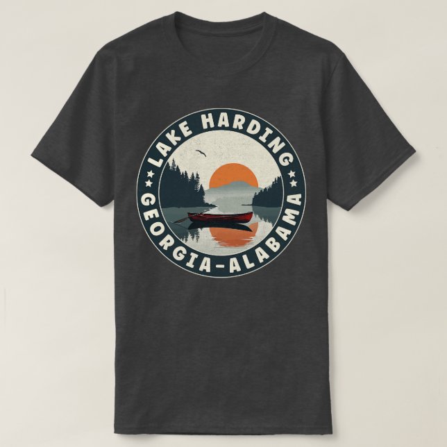 Lake Harding GeorgiaAlabama Sunset TShirt (Design vorne)
