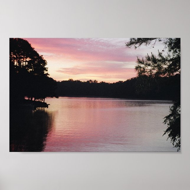 Lake Hartwell Sunrise Poster (Vorne)