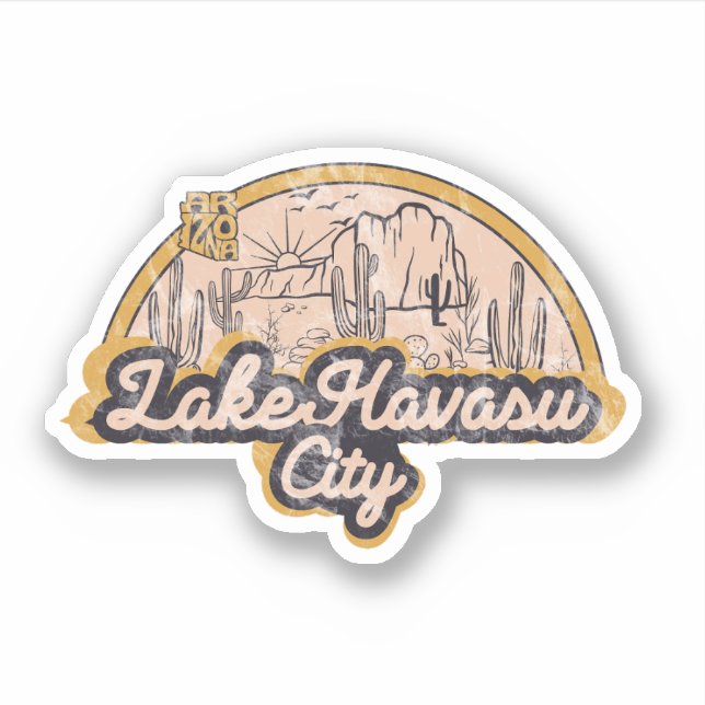 Lake Havasu City, Arizona Aufkleber (Vorderseite)
