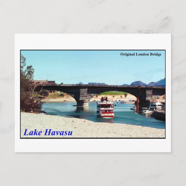 Lake Havasu City AZ Postkarte (Vorderseite)