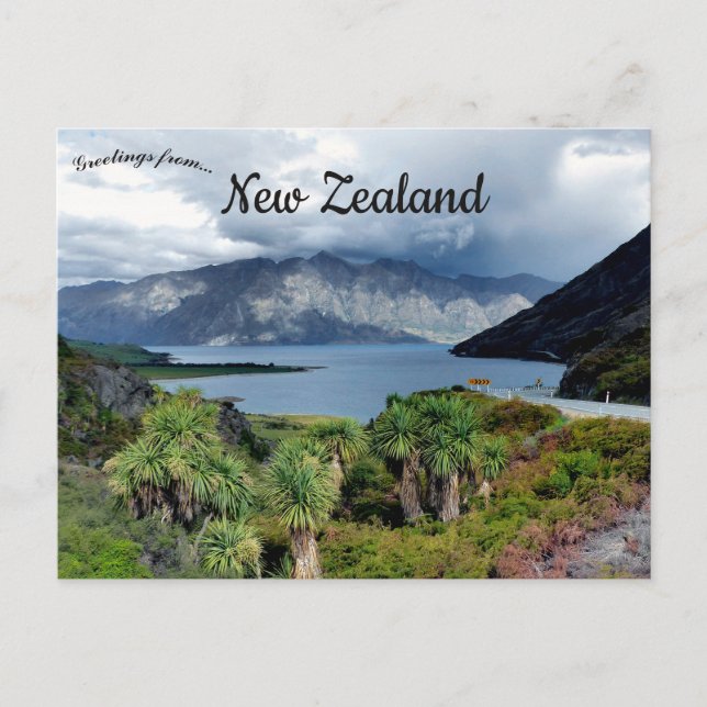 Lake Hawea Otago Neuseeland Postkarte (Vorderseite)