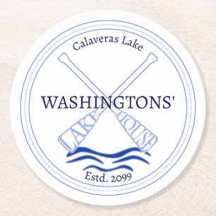 Lake House Drink Bier Hütte Flasche Untersetzer