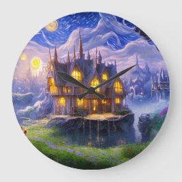 Lake House Große Wanduhr