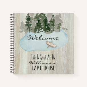 Lake House Guest Comments Vacation Rental Notizbuch