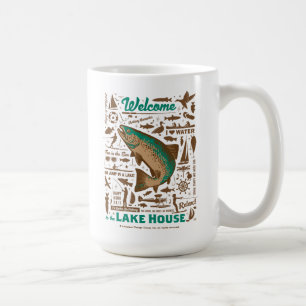 Lake House Pattern Tasse