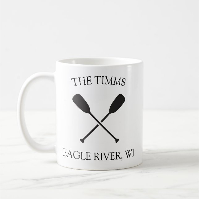 Lake House Personalisiert Kaffeetasse (Links)