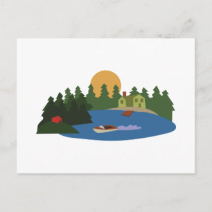 Lake House Postkarte