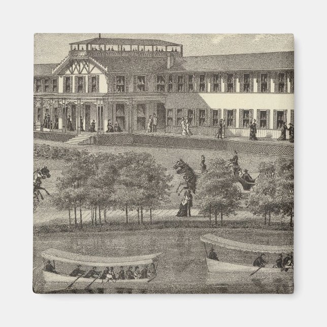 Lake House, Spring Lake, NJ Magnet (Vorne)