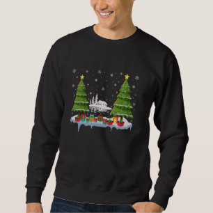 Lake House Xmas Tree Lighting Men Ugly Chris Sweatshirt