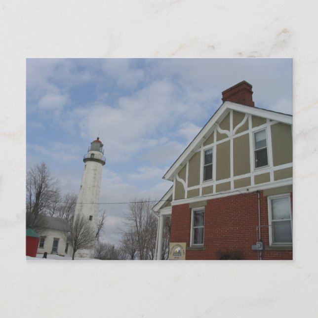 Lake Huron Light House Postcard Postkarte (Vorderseite)