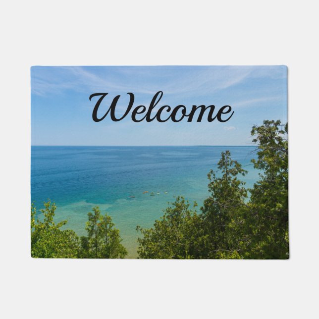 Lake Huron Lookout Willkommen Doormat Fußmatte (Vorderseite)