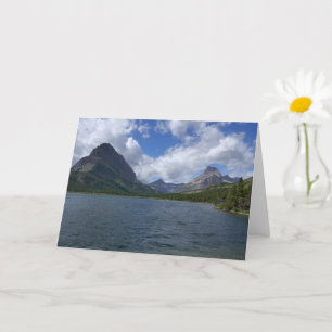 Lake Josephine im Glacier-Nationalpark Karte
