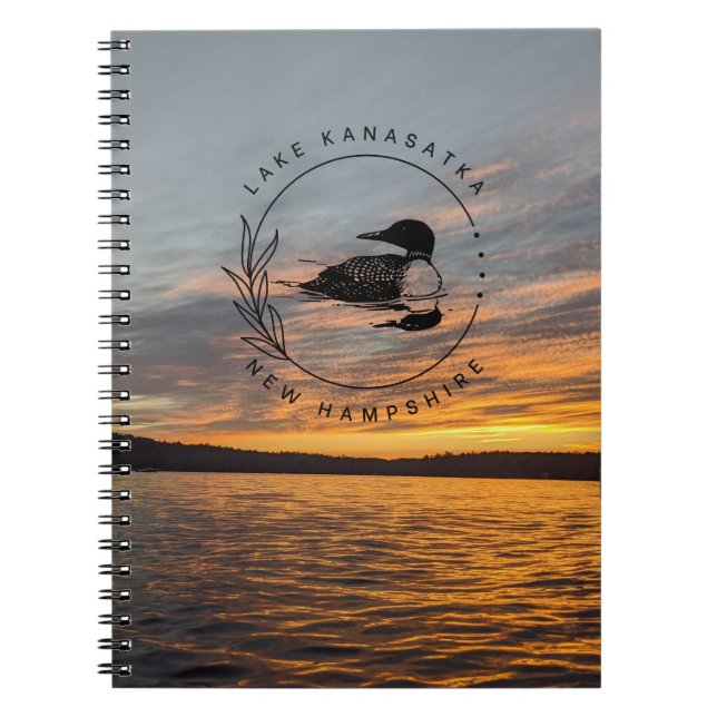 Lake Kanasatka Loon Notebook Notizblock (Vorderseite)