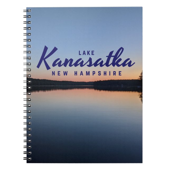 Lake Kanasatka-Notebook Notizblock (Vorderseite)