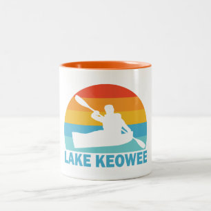 Lake Keowee South Carolina Kajak Zweifarbige Tasse