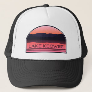 Lake Keowee South Carolina Roter Sonnenaufgang Truckerkappe