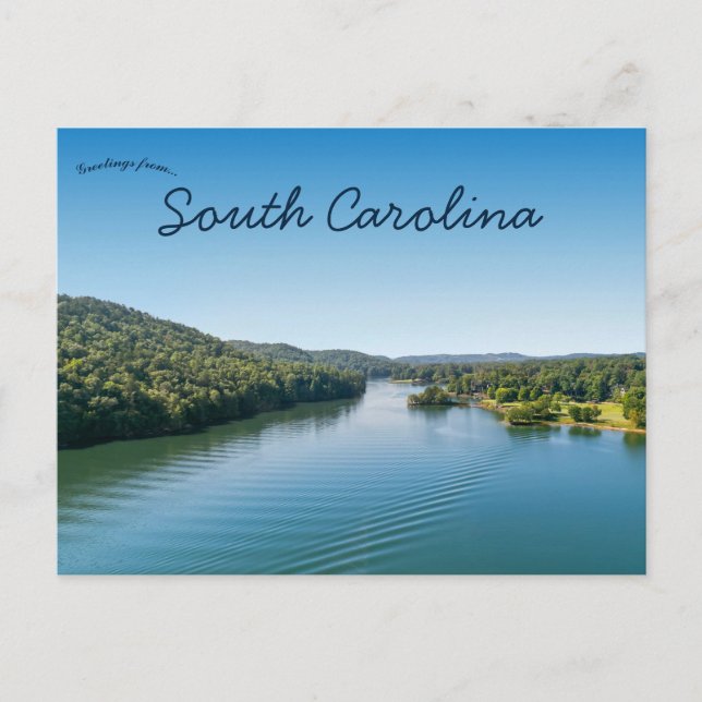 Lake Keowee South Carolina USA Postkarte (Vorderseite)