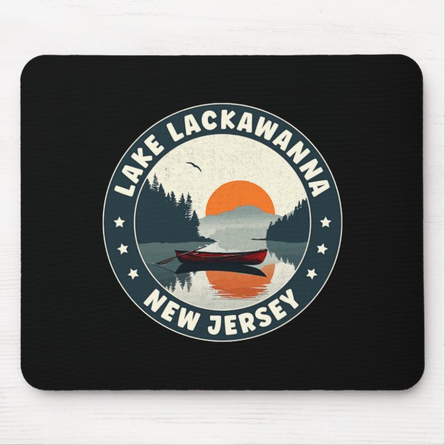 Lake Lackaw New Jersey Sunset T Shirt  Mousepad (Vorne)