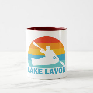 Lake Lavon Texas Kayak Zweifarbige Tasse