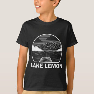 Lake Lemon Indiana lustige Angeln Camping Sommer T-Shirt