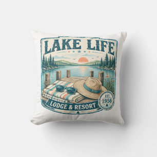 Lake Life Lodge & Resort Vintage Lakeside Retreat  Kissen
