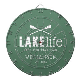 Lake Life Paddles Personalisiert Dartscheibe