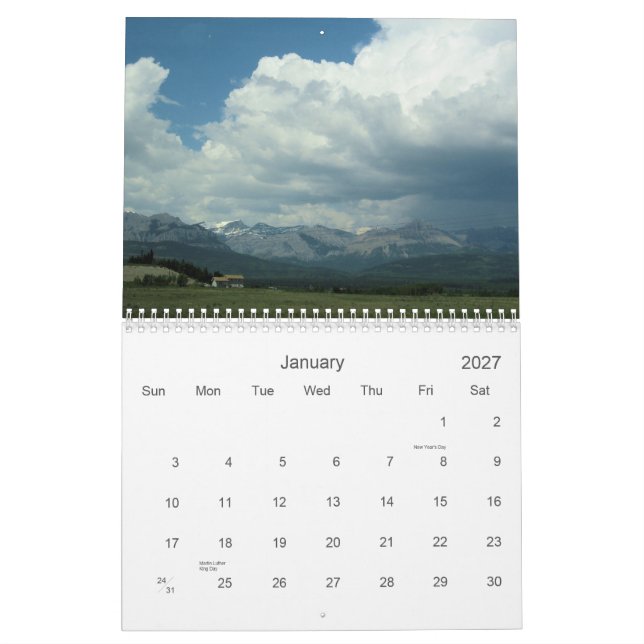 Lake Louise 021 (2), die kanadischen Rockies 2011 Kalender (Jan 2027)