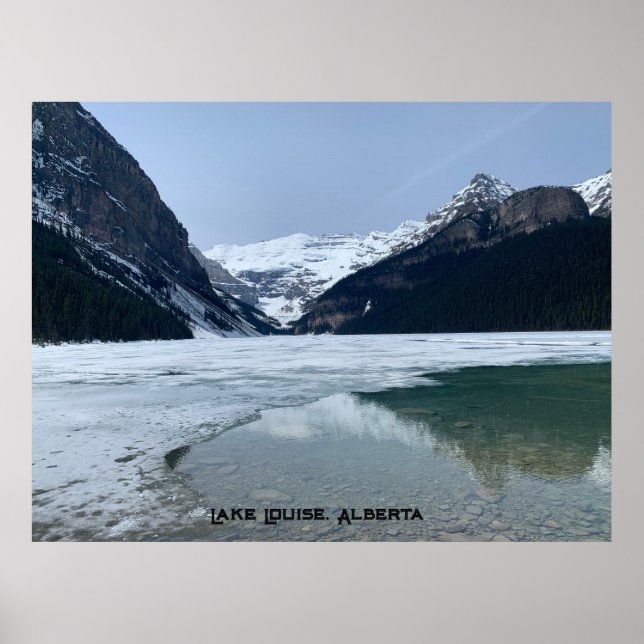 Lake Louise, Alberta Berühmter Tourismus Spot Poster (Vorne)