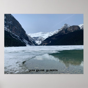 Lake Louise, Alberta Berühmter Touristenort Poster