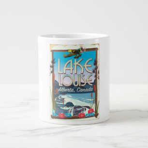 Lake Louise, Alberta Canada Reiseplakat Jumbo-Tasse