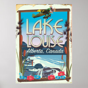 Lake Louise, Alberta Canada Reiseplakat Poster
