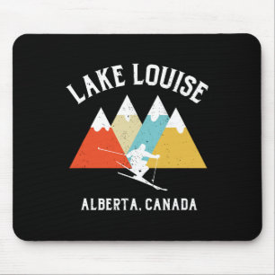 Lake Louise Alberta Canada Ski Vacation Souvenir Mousepad