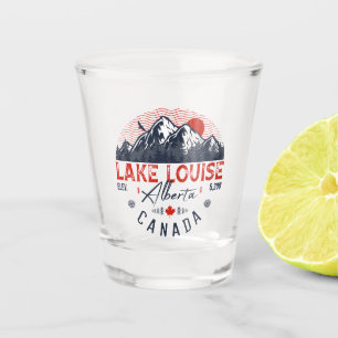Lake Louise Alberta Canada Travel Ski Souvenirs Schnapsglas