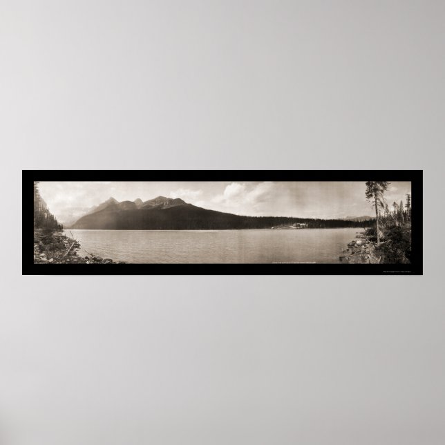Lake Louise Alberta Foto 1907 Poster (Vorne)