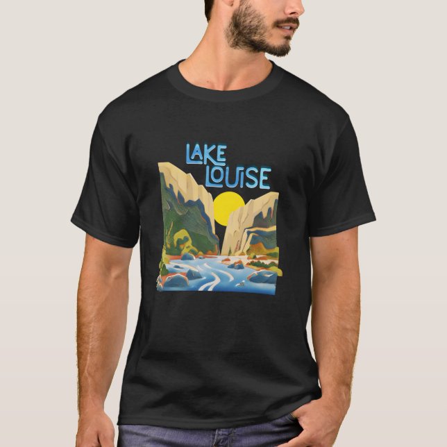 Lake Louise Banff National Park Alberta Canada T-Shirt (Vorderseite)